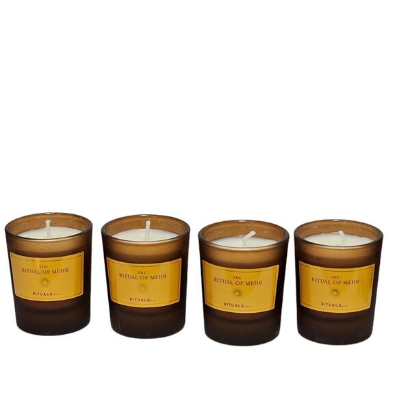 4 x RITUALS The Ritual Of Mehr Mini Scented Candle Travel - Picture 2 of 7